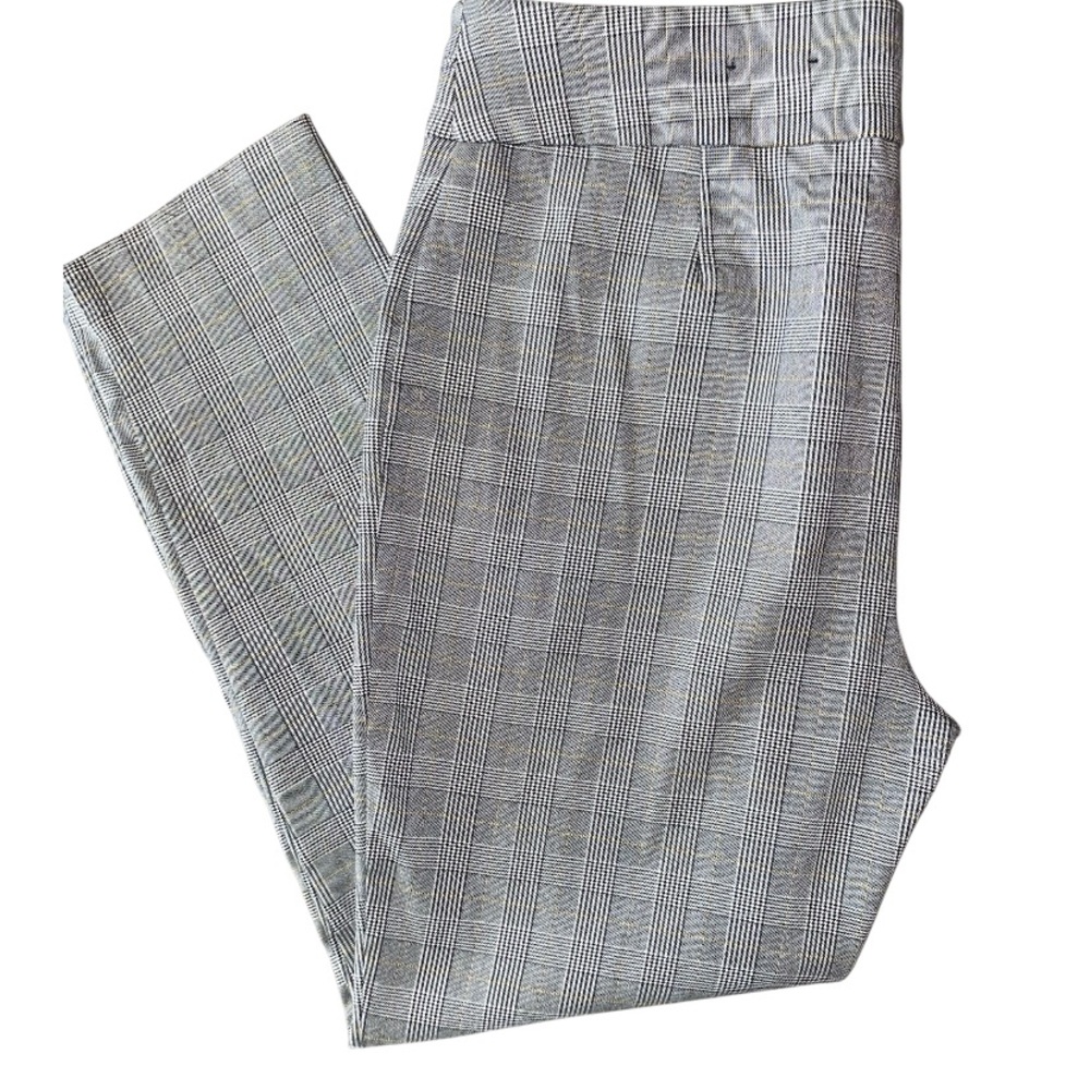 NY Collection • Plaid • Ankle Pants